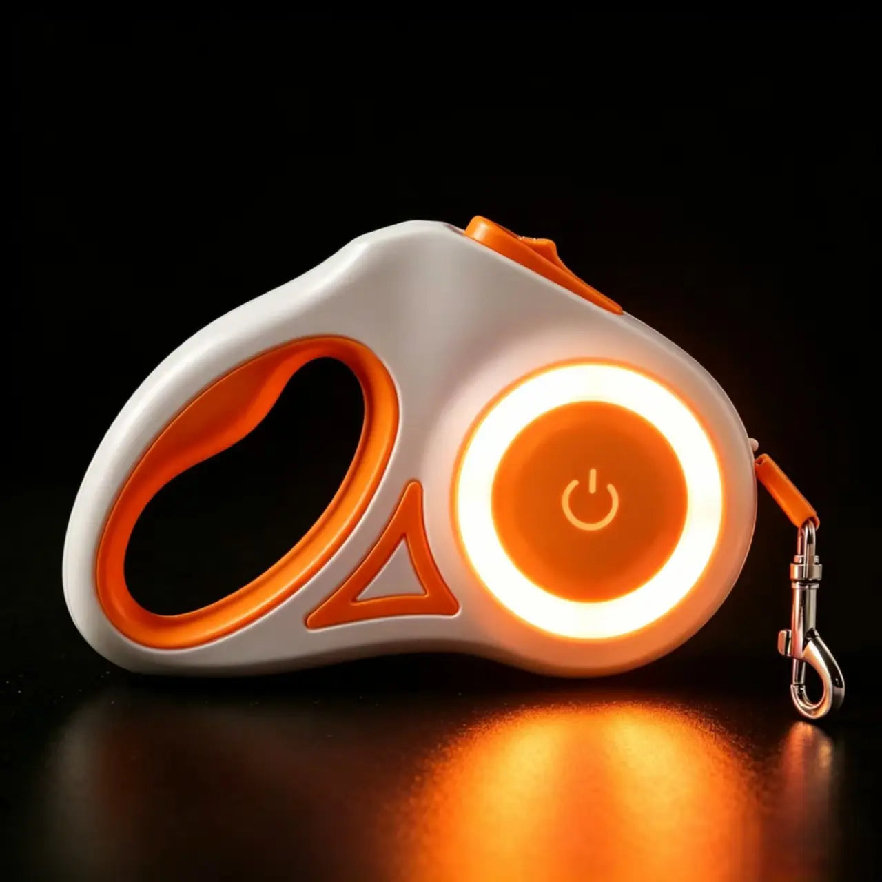 Illuminate Your Night Walks with the Pawzseek LED Retractable Dog Leash - A Must-Have for Safe Evening Strolls!