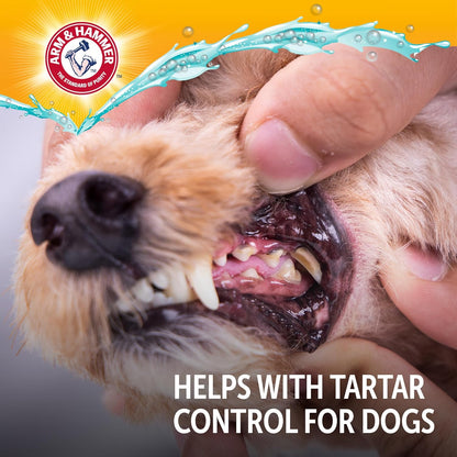 Complete Care Dog Dental Water Additive, Odorless Flavorless Daily Oral Care Solution with Baking Soda and Calcium for Plaque, Tartar, and Fresh Breath, 16 Fl Oz