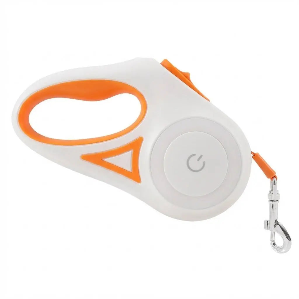 Illuminate Your Night Walks with the Pawzseek LED Retractable Dog Leash - A Must-Have for Safe Evening Strolls!