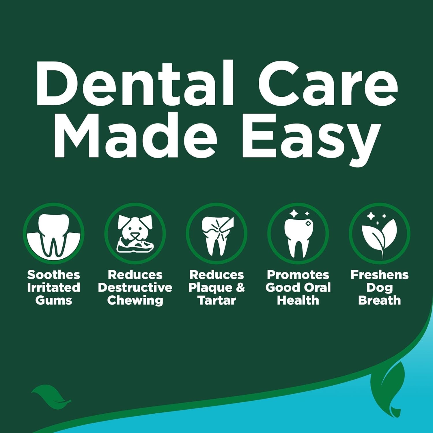 Dog Toothpaste & Dog Toothbrush, Dental Kit, Plaque Remover for Teeth, Whitens Teeth, Freshens Canine Breath, Veterinarian Formula, Finger Toothbrush Included